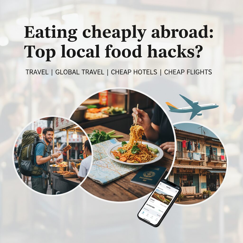 Eating cheaply abroad: Top local food hacks?