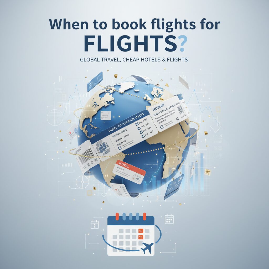 When to book flights for best deals?