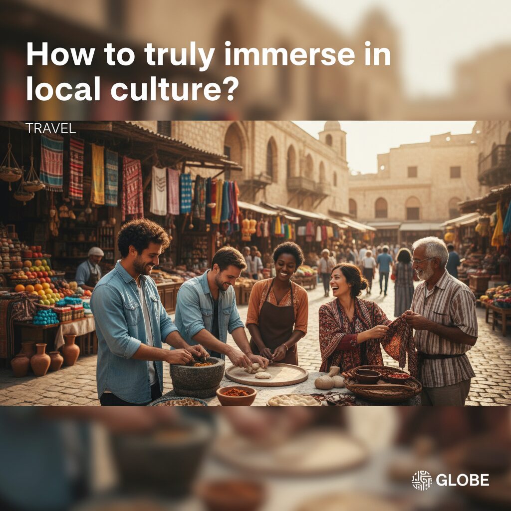 How to truly immerse in local culture?