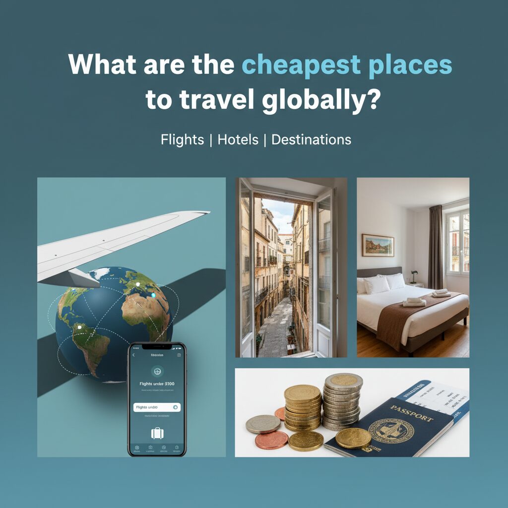 What are the cheapest places to travel globally?