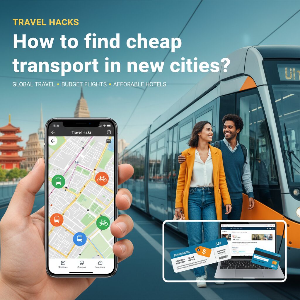 How to find cheap transport in new cities?