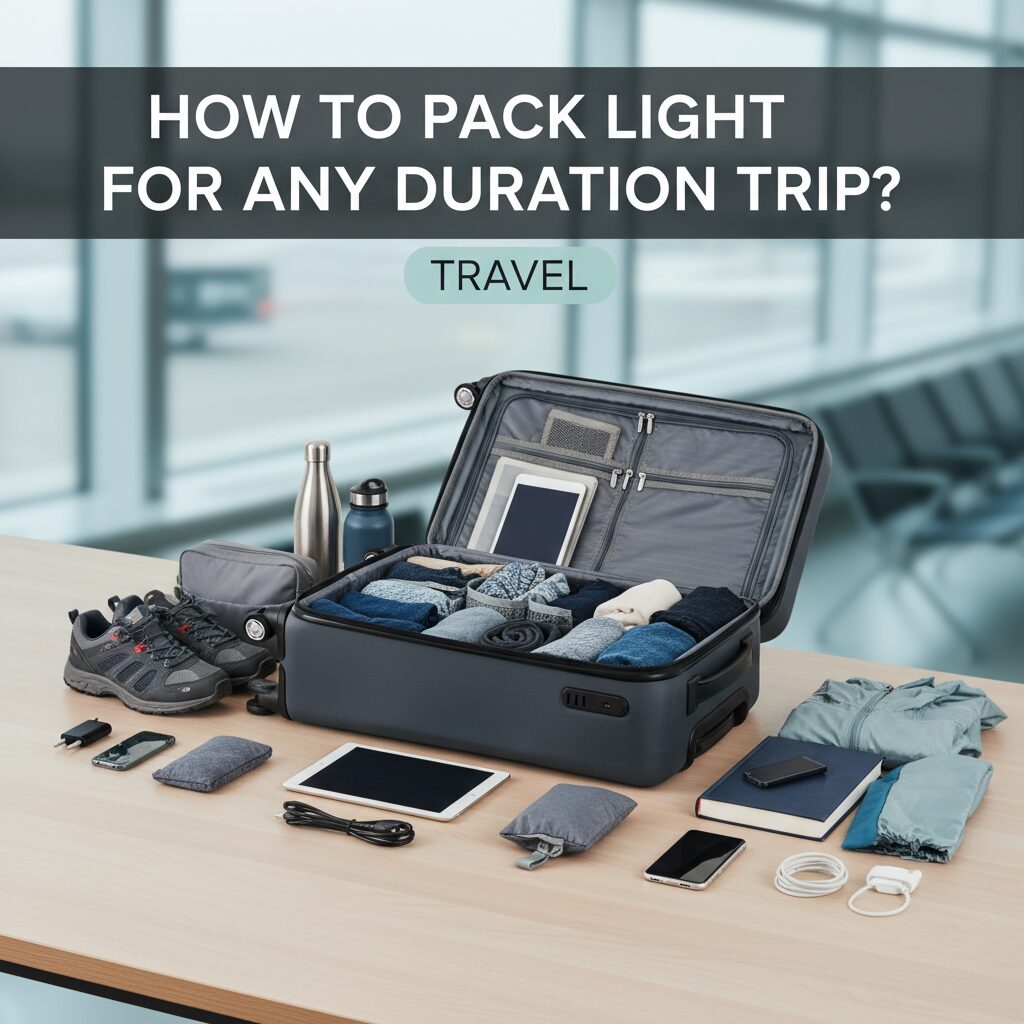 How to pack light for any duration trip?